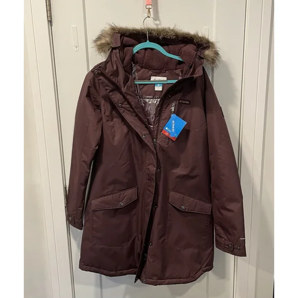 NWT Columbia Women Suttle Mountain Long Insulated Jacket Omni Heat XL - Picture 1 of 9